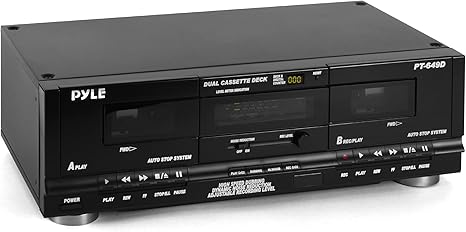 Sintonizador digital dual Cassette PYLE-HOME - PT649D