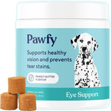 Pawfy Eye Support Dulces para Ojos, Previene Mancha, Luthein