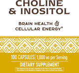 Suplementos Colina e inositol salud cerebral energía celular
