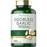 Suplemento de ajo sin olor 1500 mg  500 pastillas sin gluten