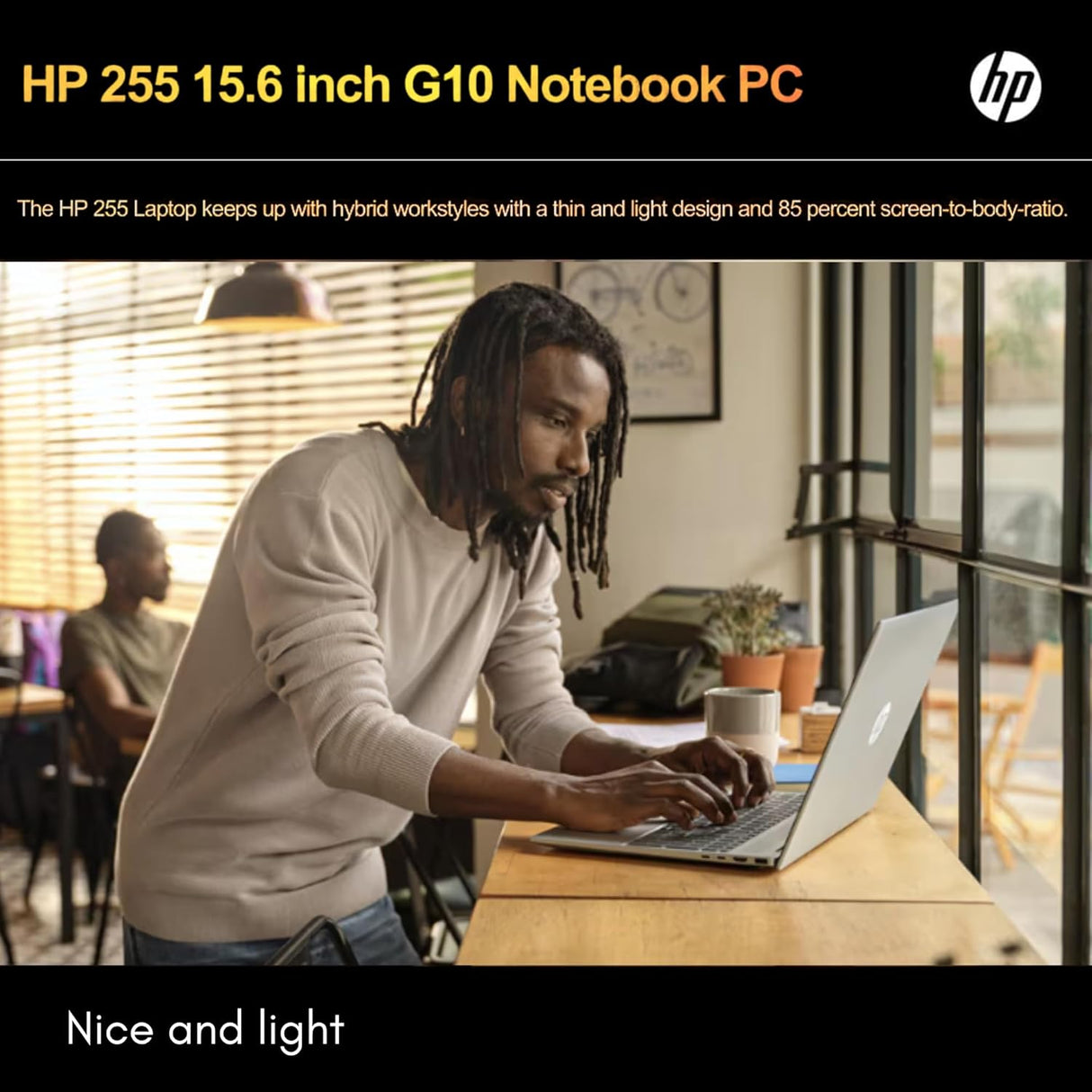 Laptop HP 255 G10, 16GB RAM, 1TB SSD, Ryzen 3 7330U