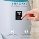 Calentador de toallas SereneLife, lujo, apagado automático, 2 toallas