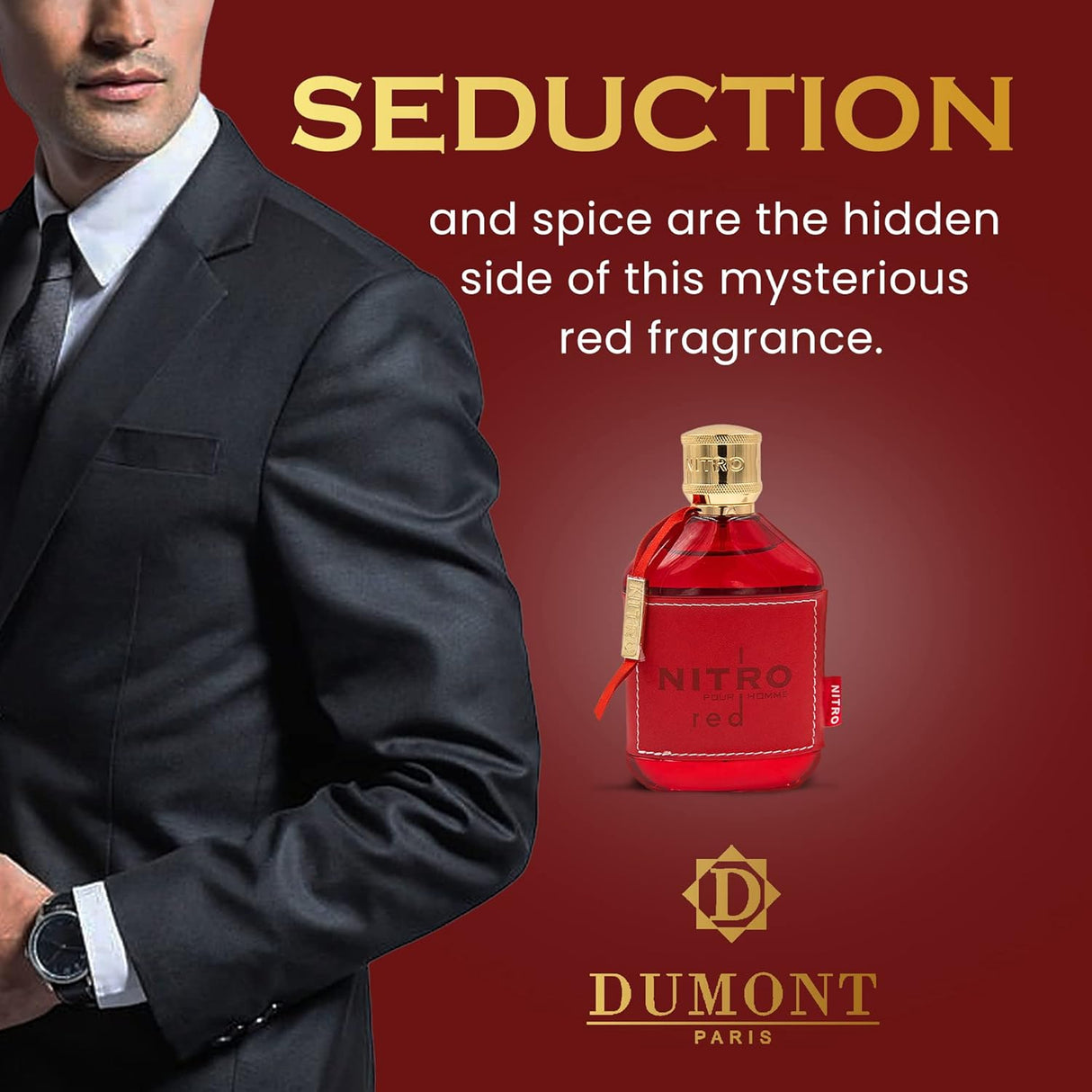 Eau De Parfum de lujo para hombres - NITRO RED