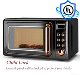 Horno Microondas Compacto Moccha 0.7Cu.ft 700W, Funciones