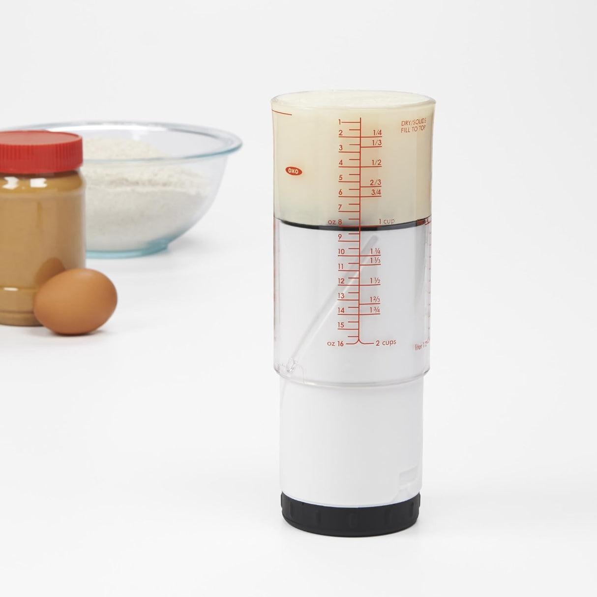 Taza Medidora Ajustable 2 Tazas OXO Good Grips, Modelo 1127500