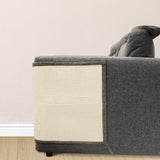 Protector de sofá para muebles con sisal natural