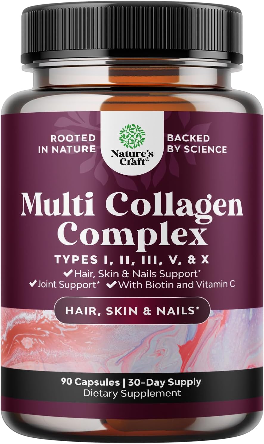 Suplemento Avanzado de Colágeno y Biotina con Vitaminas