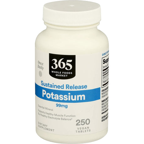 Suplementos Alimenticios Potasio 250 Tabletas