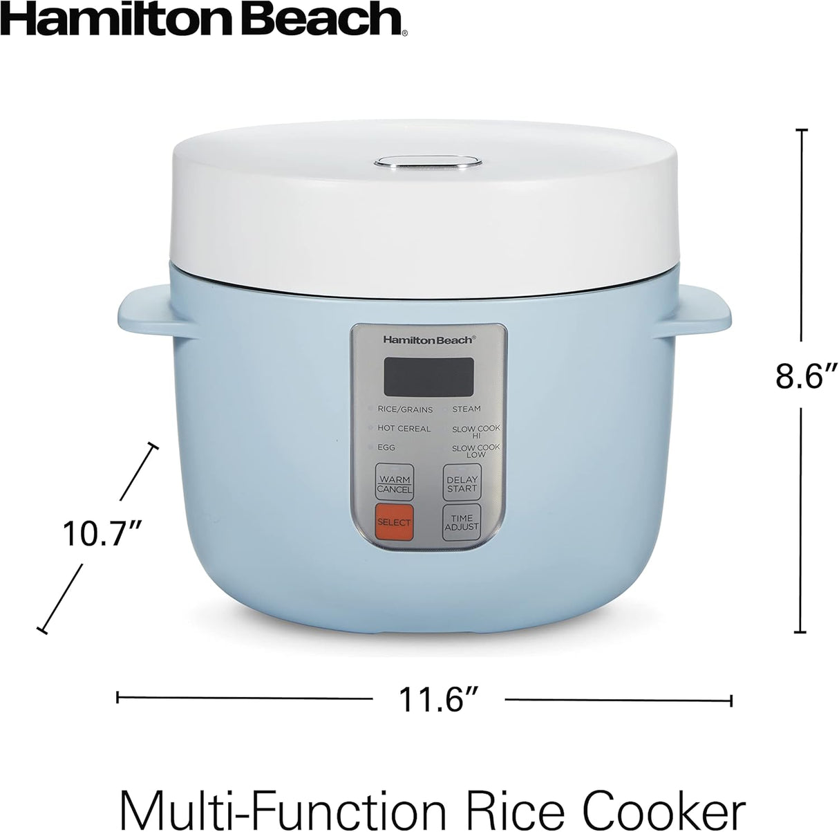 Arrocera Digital Hamilton Beach, 12 Tazas, Modelo 37561