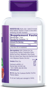 Melatonina 5mg Natrol, tabletas rápidas, 150 tabletas