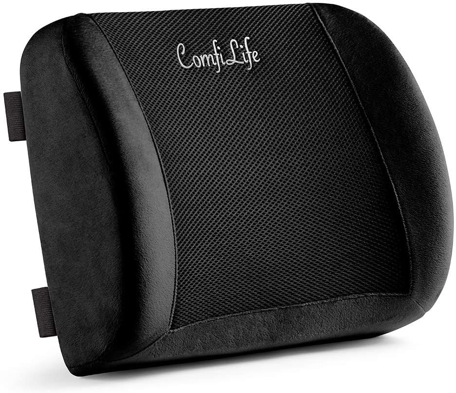 Cojín Lumbar ComfiLife - Espuma Memoria, Malla 3D, Ajustable