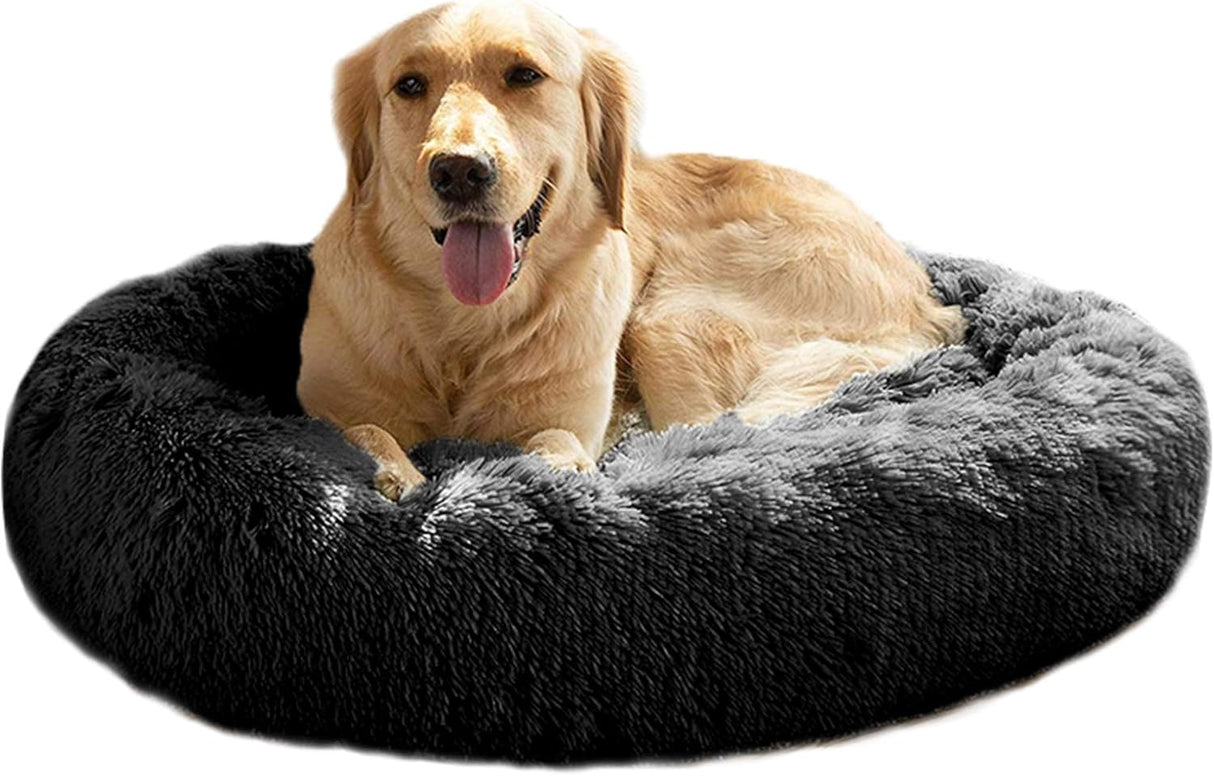 Cama Calmante MFOX para Perros Grandes y Medianos, Donut
