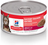 Alimento húmedo para gatos receta de salmón sabroso