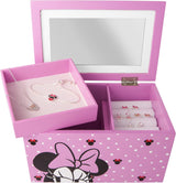 Caja organizadora de joyas de Minnie Mouse, modelo VX700651L