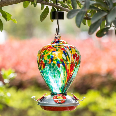 Comederos para colibríes para colgar al aire libre, comedero