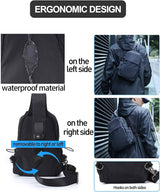 Mochila pequeña negra para hombres y mujeres negro