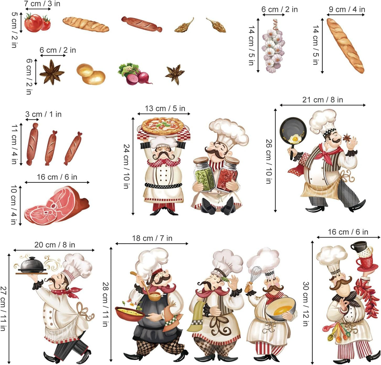 Pegatinas de Cocina Wondever, Arte de Pared para Comedores