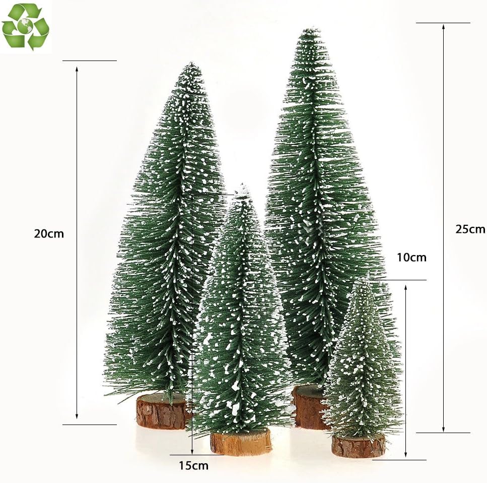 Árbol de Navidad Miniatura de Mesa, Decoración, Pequeño Modelo
