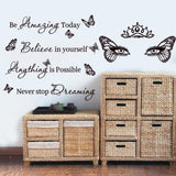 Vinilos Motivacionales para Pared Decoración para Habitaciones