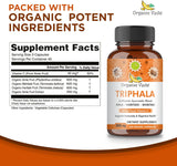 Suplemento Organic Veda Triphala Cápsulas  limpieza de colon