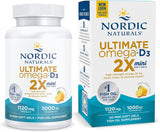 Suplemento Ultimate Omega 2X Mini D 1120 mg  vitamina D3-60