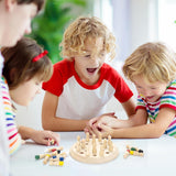 Juego de Memoria de Madera, Juguete Educativo Montessori, 3+ Años