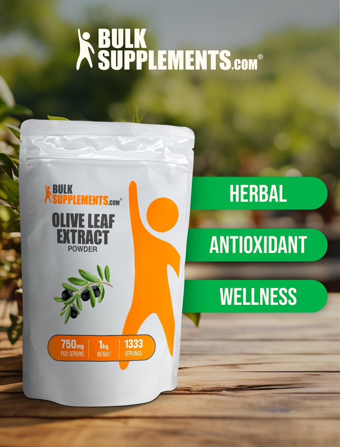 Extracto en Polvo de Hoja de Olivo, Fuente Antioxidante