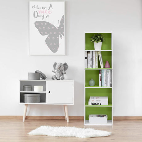 Estantería de libros, 5 niveles, Luder