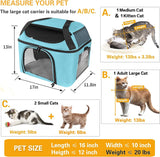 Transportadora grande para 2 gatos, Oeko-TEX, certificada, TSA