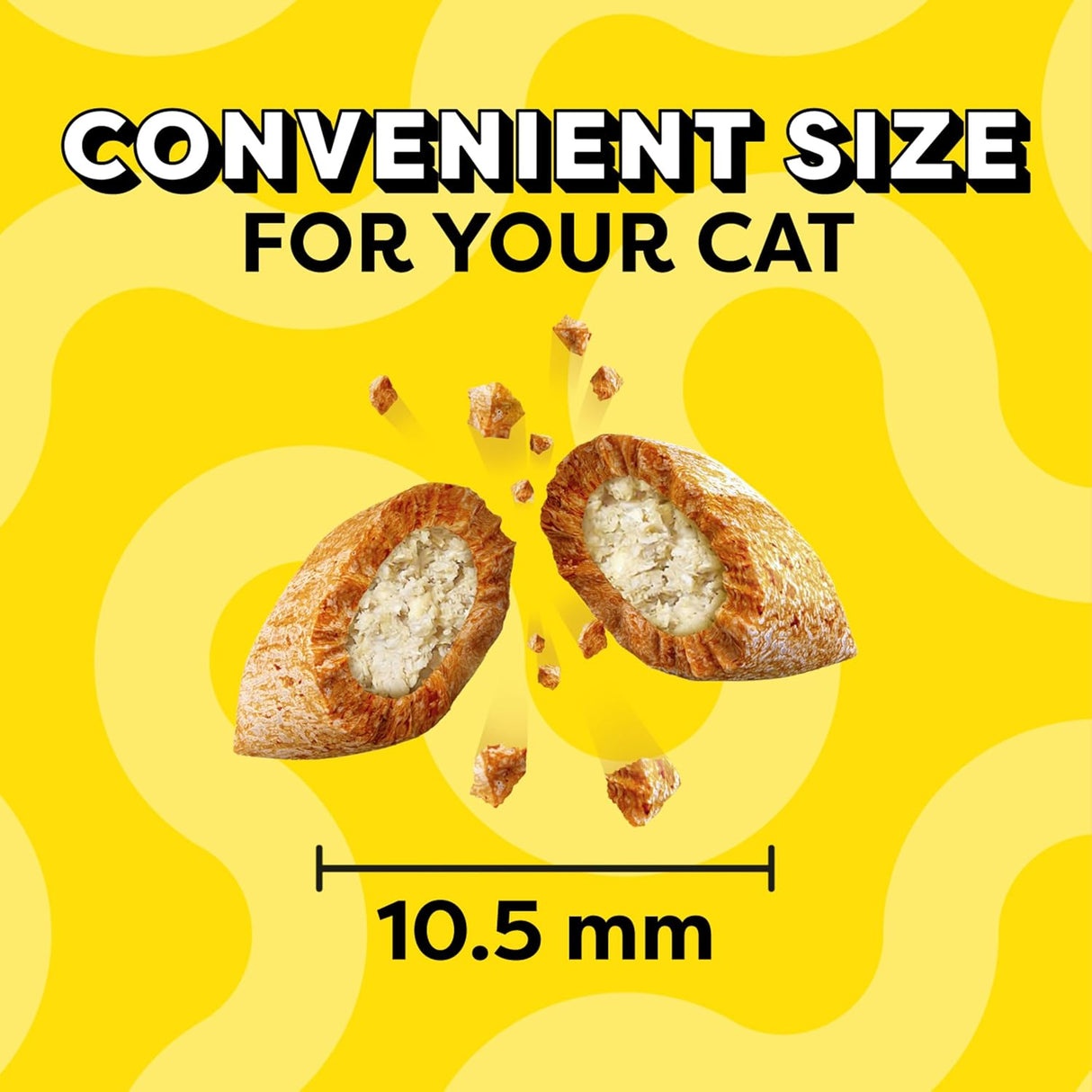 Golosinas crujientes y suaves para gatos sabor al aire libre