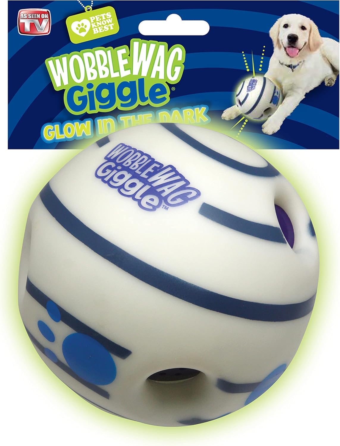 Pelota Interactiva para Perros - Wobble Wag Giggle Ball