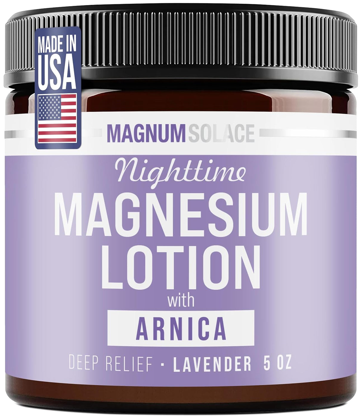 Loción de Magnesio con Árnica – Relajante y Calmante, Alta Concentración, Antes de Dormir