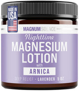 Loción de Magnesio con Árnica – Relajante y Calmante, Alta Concentración, Antes de Dormir
