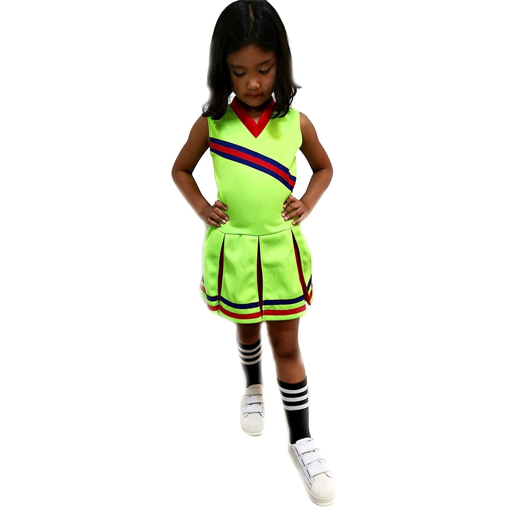 Disfraces de animadora para niñas talla S verde lima