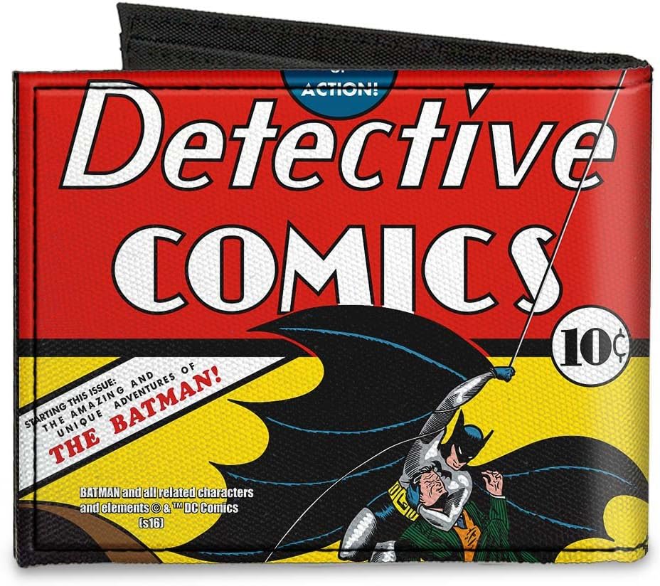 Cartera Canvas Bi-fold Cómic Detective Clásico Nº 27 F