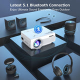 Proyector FUDONI 1080P 15000L WiFi Bluetooth, modelo portátil