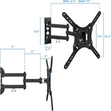 Soporte de pared para TV  con brazo giratorio y articulado