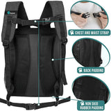 Mochila de lujo para gatos diseño ventilado color gris