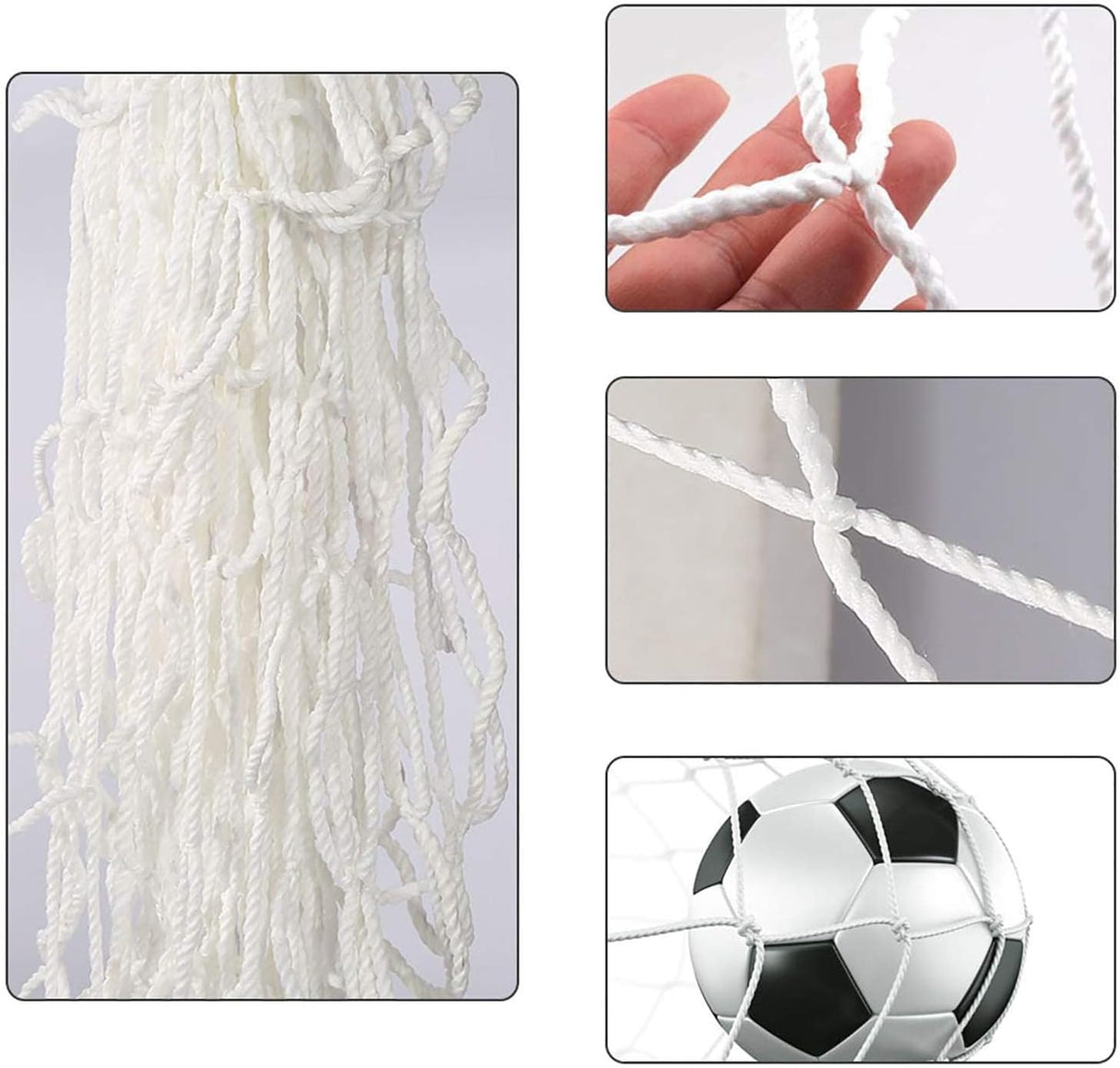 Red de fútbol para niños 12x6 pulgadas, ajustable a varios tamaños