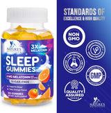 Gomitas de Melatonina Sin Azúcar 6 mg - 120 Gummies Extra Fuerza