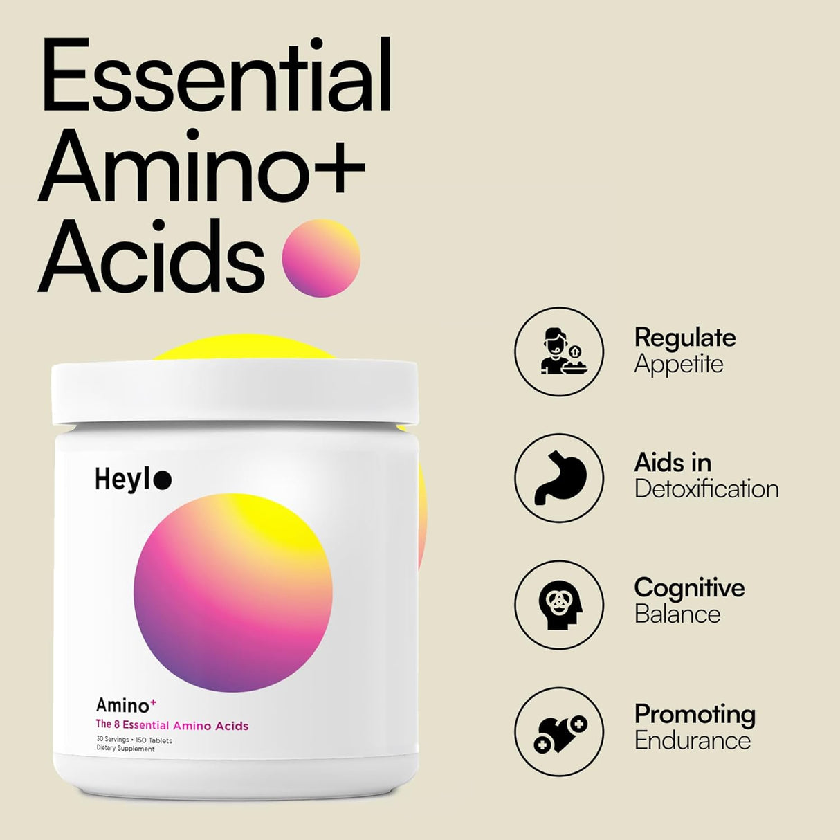 Suplemento Aminoácidos Amino+ Amino+ Amino+ 150 Tabletas