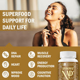 Suplemento liposomal NAD+ 750 mg de capacidad True NAD+ 60u