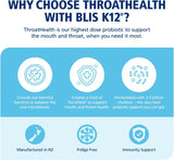 BLIS ThroatHealth Probióticos orales, 2.5 mil millones Cfu, 60 unidades