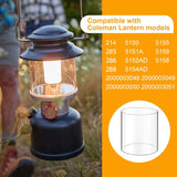 Repuesto de Cristal para Linterna Coleman 288, Accesorios Camping