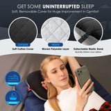 Almohada de Camping Inflable Ultraligera con Funda Removible