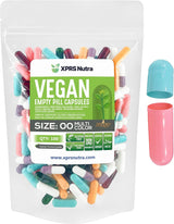 Suplementos  Tamaño 00 cápsulas vacías 100   veganas
