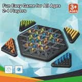 Juego de Ajedrez en Cadena, Juego de Mesa Familiar, 2-4 Jugadores
