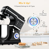 Batidora de Pie 7.5QT, 10 Velocidades, 300W, Modelo MC1