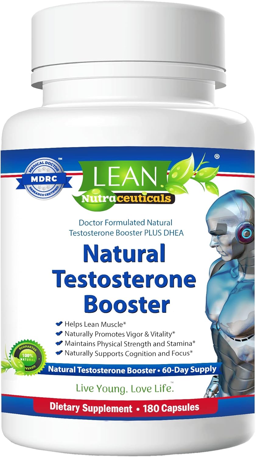 Potenciador de testosterona para hombres 180 cápsulas