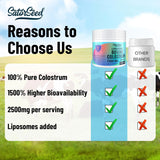 Suplemento de Colostro Bovina Liposomal 2500mg - 60 Porciones